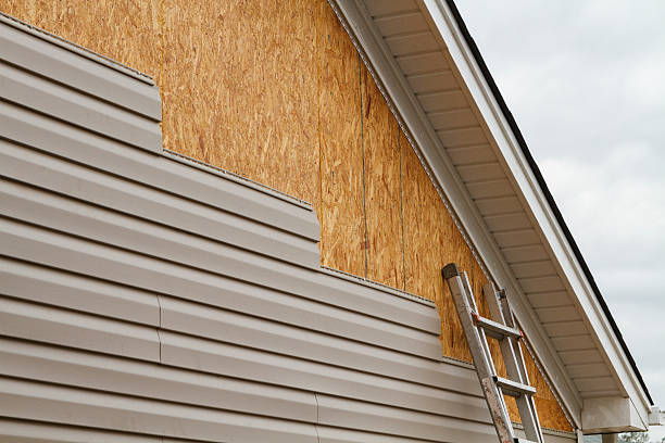Professional Storm Damage Siding Repair technician working in Colonia, NJ